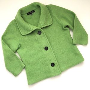 Vintage Evan Picone 100% Boiled Wool Blazer   Petite Medium